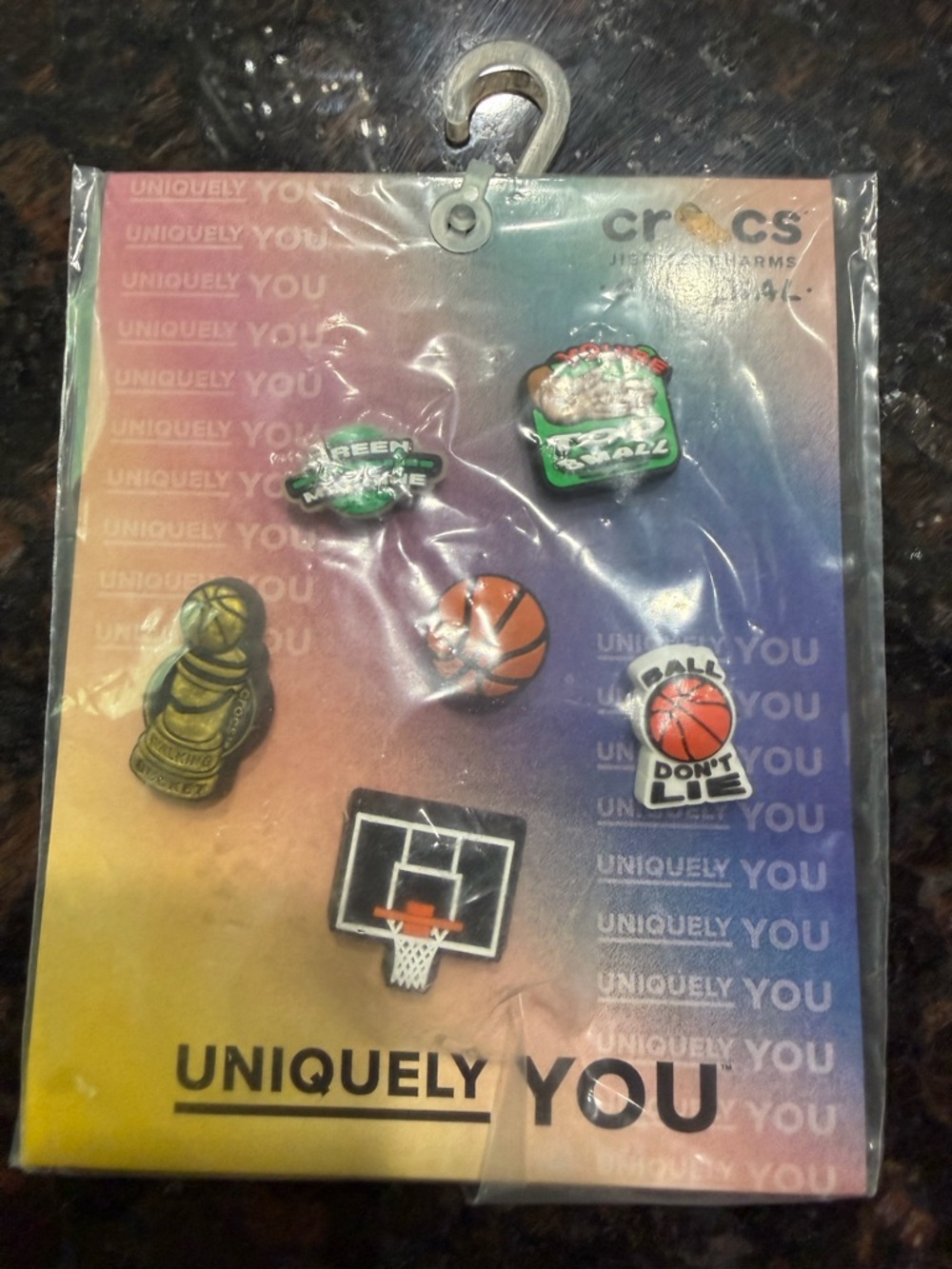 CROCS Jibbitz Basketball Gamer Charm Pack - Orange, Green, Black